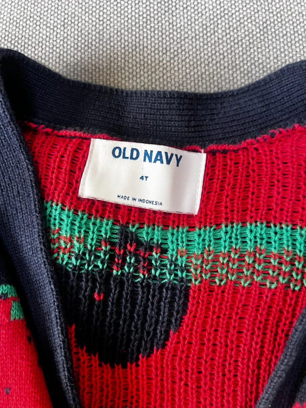 Old Navy Strawberry Cardigan